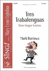 Tres Trabalenguas Two-Part choral sheet music cover